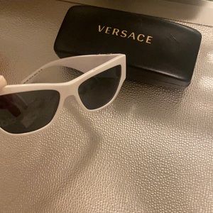 White Versace Sunglasses